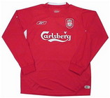 Liverpool Camiseta 2004 2003-2004 local , manga larga