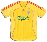 Liverpool Camiseta 2007 2006-2007 visitante 