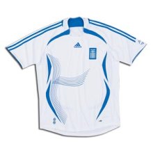 Foto de la camiseta de fútbol oficial de Grecia