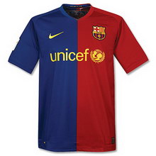 Foto de la camiseta de fútbol de FC Barcelona local 2008-2009 oficial