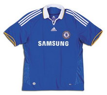 Foto de la camiseta de fútbol de Chelsea local 2008-2009 oficial
