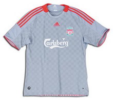 Foto de la camiseta de fútbol de Liverpool visitante 2008-2009 oficial