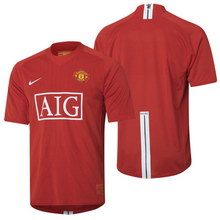 Foto de la camiseta de fútbol de Manchester United local 2008-2009 oficial