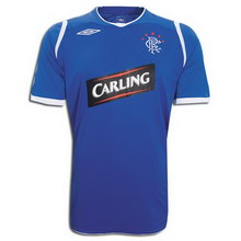 Foto de la camiseta de fútbol de Rangers local 2008-2009 oficial