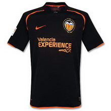 Foto de la camiseta de fútbol de Valencia visitante 2008-2009 oficial