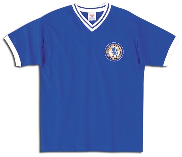 Camiseta de Chelsea  azul y blanco de 1959-1960 retro