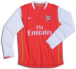 Arsenal Camiseta 2007 2006-2007 local , manga larga