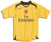 Arsenal Camiseta 2007 2006-2007 visitante 