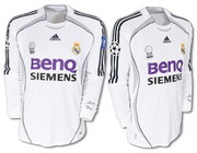 Real Madrid CF Camiseta 2007 2006-2007 local , manga larga