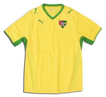 Foto de la camiseta de fútbol oficial de Togo