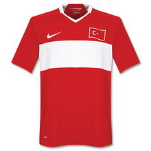 Foto de la camiseta de fútbol oficial de Turquía