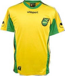 Foto de la camiseta de fútbol oficial de Jamaica
